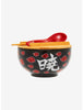 Naruto Shippuden Akatsuki Clouds Allover Print Ramen Bowl Set