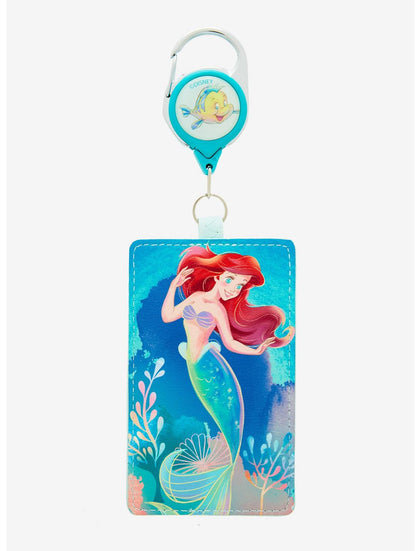La Sirenita Portagafete Ariel Retractable