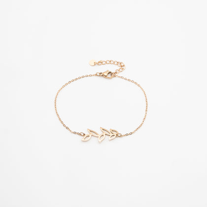 Pulsera Con Dije De Hojas