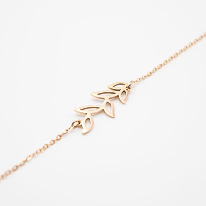 Pulsera Con Dije De Hojas