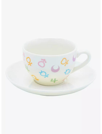 Sailor Moon Taza Iconos Con Plato