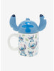Stitch Taza Figura Rostro Con Tapadera