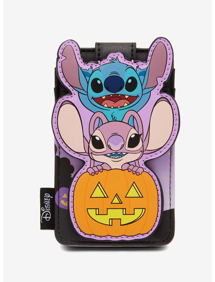 Disney Lilo & Stitch: The Series Angel & Stitch Tarjetero Calabaza