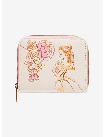 La Bella Y La Bestia Cartera Rosa Pastel