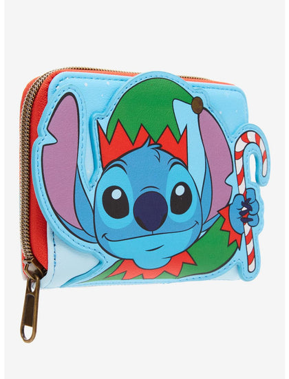 Stitch Cartera Navidad Elfo