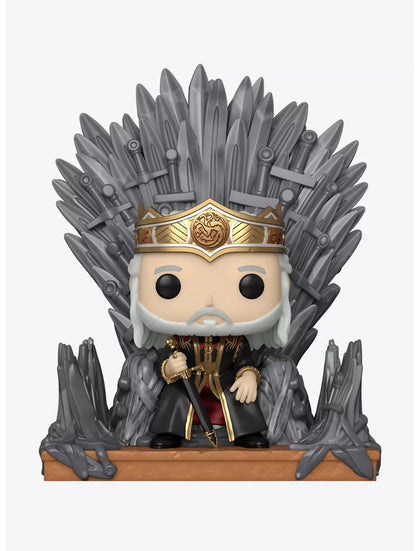 Funko Pop! Deluxe House of the Dragon Viserys on the Iron Throne