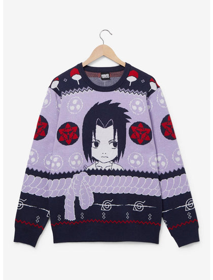 Naruto Shippuden Sasuke Uchiha Holiday Sueter