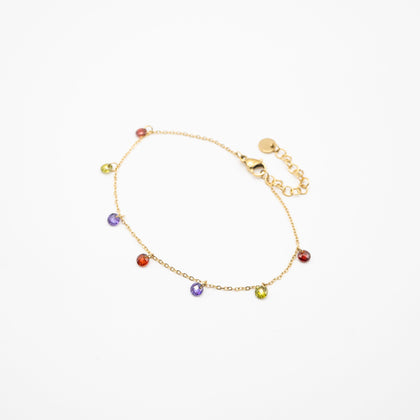 Pulsera Multidije Circonia Colores