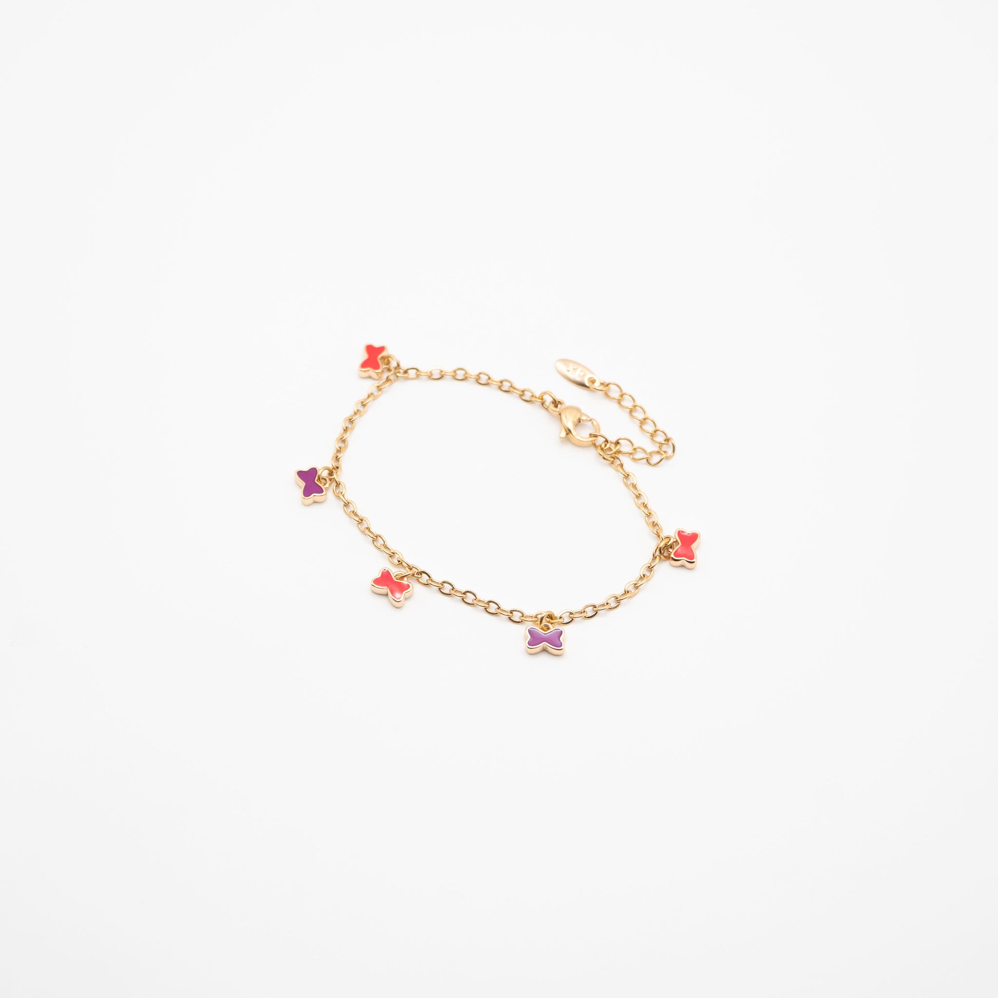 Pulsera Con Charms De Mariposas