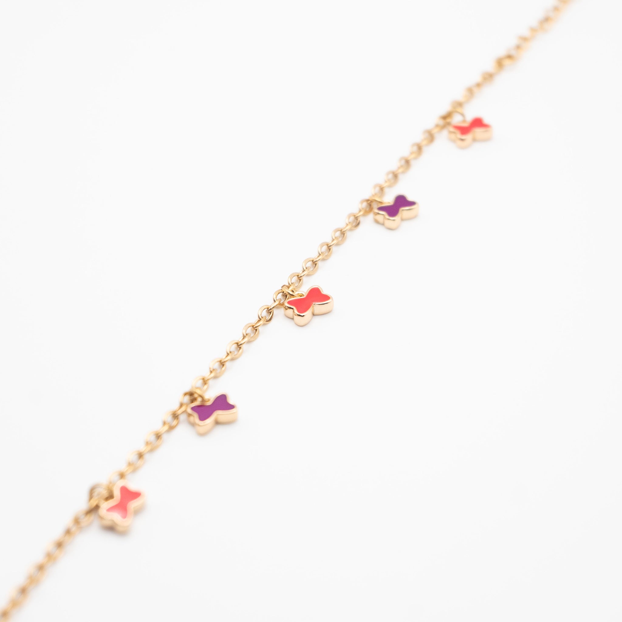 Pulsera Con Charms De Mariposas