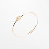 Pulsera Con Dije De Flor Strass