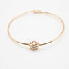 Pulsera Con Dije De Flor Strass