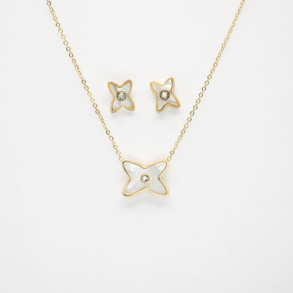 Set De Aretes Y Collar