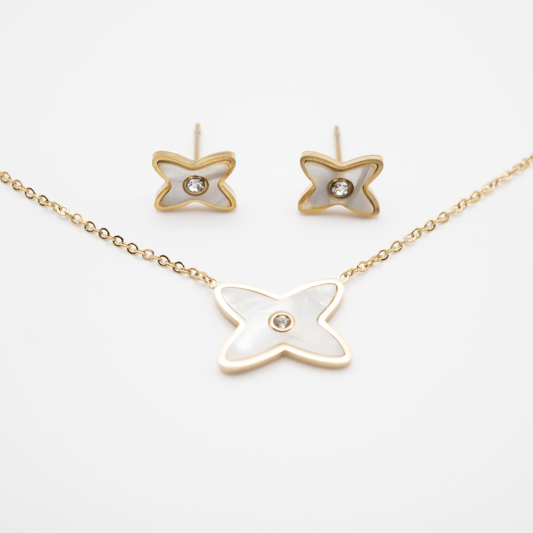 Set De Aretes Y Collar