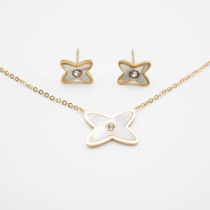 Set De Aretes Y Collar