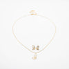 Set De Aretes Y Collar De Mariposa