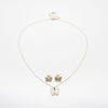 Set De Aretes Y Collar De Mariposas