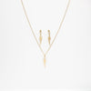 Set De Collar Y Aretes De Rayos