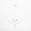 Set De Collar Y Aretes De Rayos