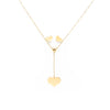 Set De Collar Y Aretes De Corazón