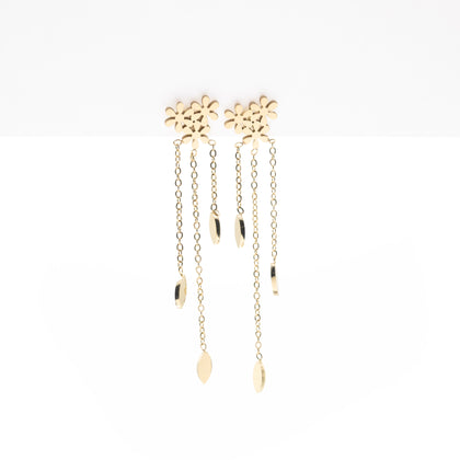 Aretes Flores Colgantes