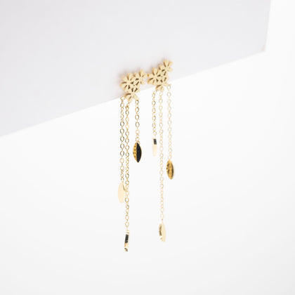 Aretes Flores Colgantes