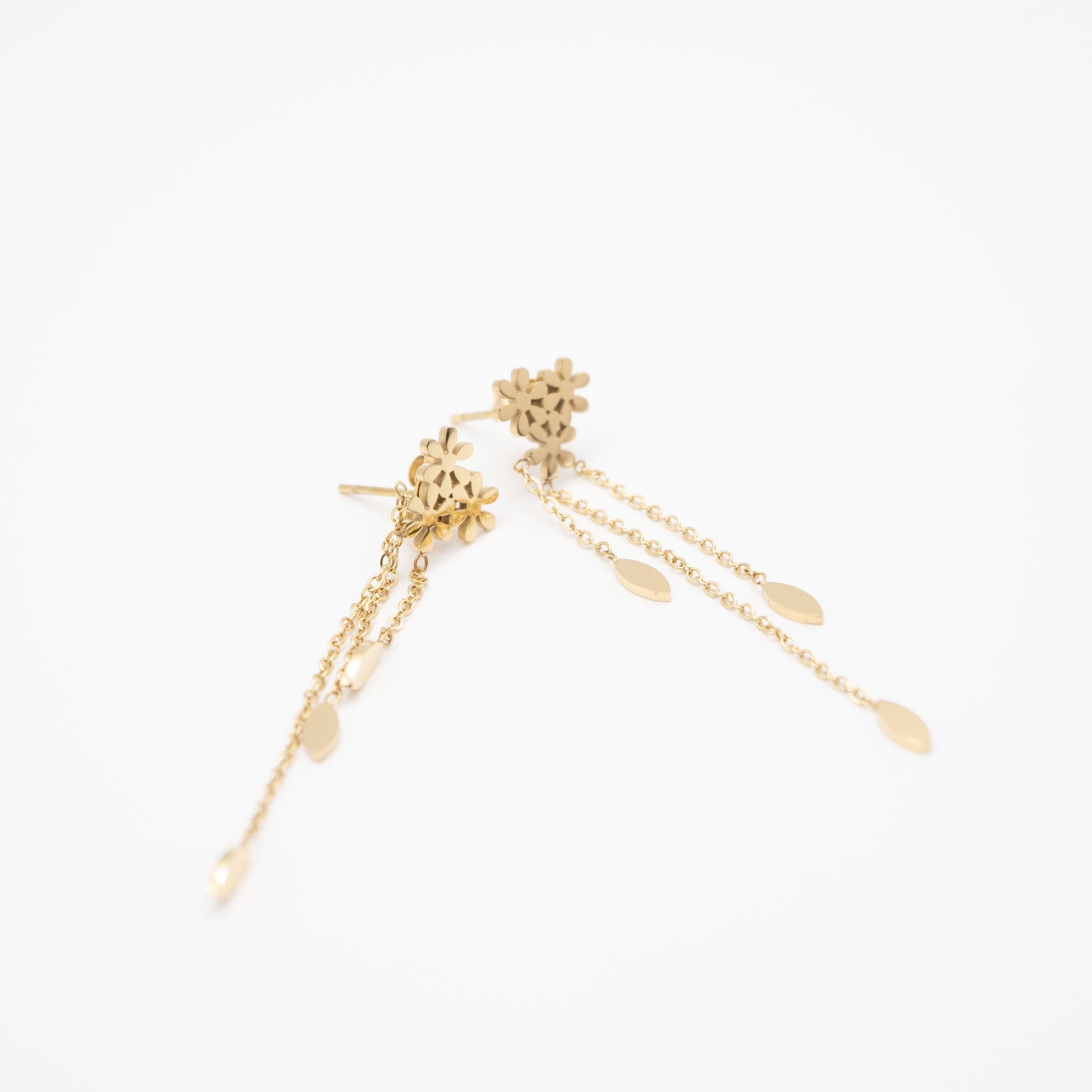 Aretes Flores Colgantes