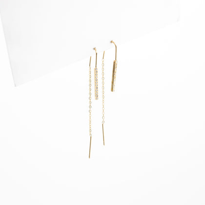 Aretes Colgantes Strass