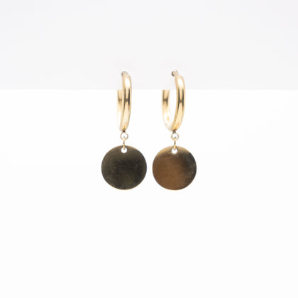 Aretes Con Dijes Circulares