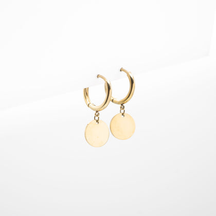 Aretes Con Dijes Circulares