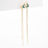 Aretes Triangulares Cadena Colgante
