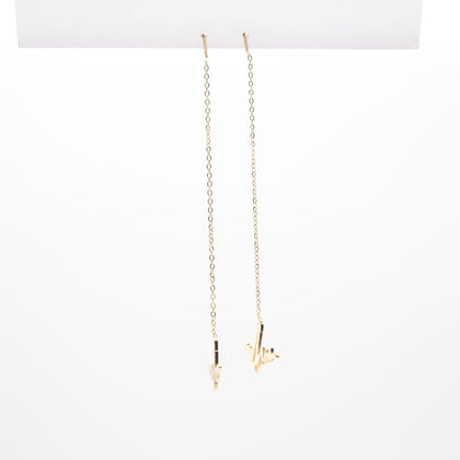 Aretes De Latido Colgantes