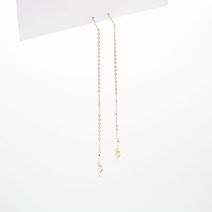 Aretes De Latido Colgantes