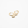 Aretes De Argolla Con Corazón