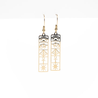 Aretes De Calado Egipcio