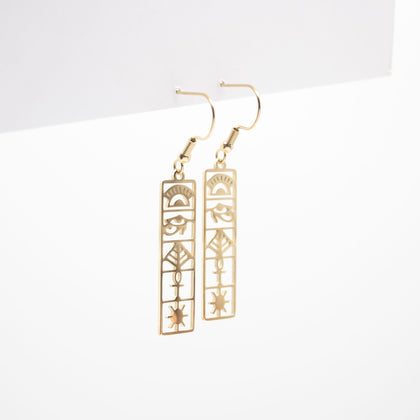 Aretes De Calado Egipcio