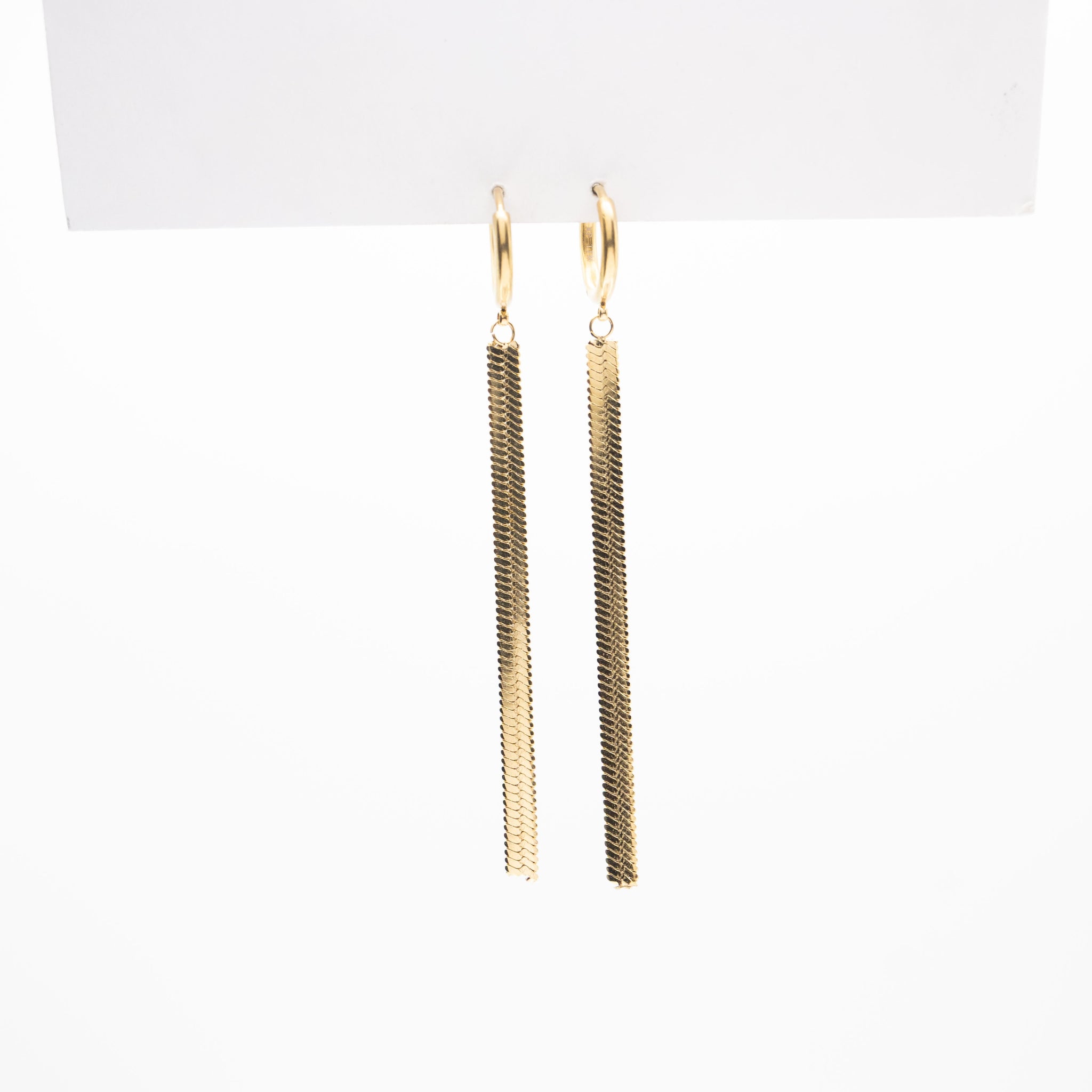 Aretes De Cadena Colgante
