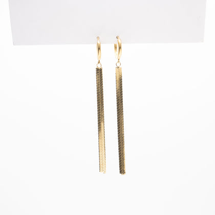 Aretes De Cadena Colgante
