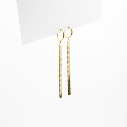 Aretes De Cadena Colgante
