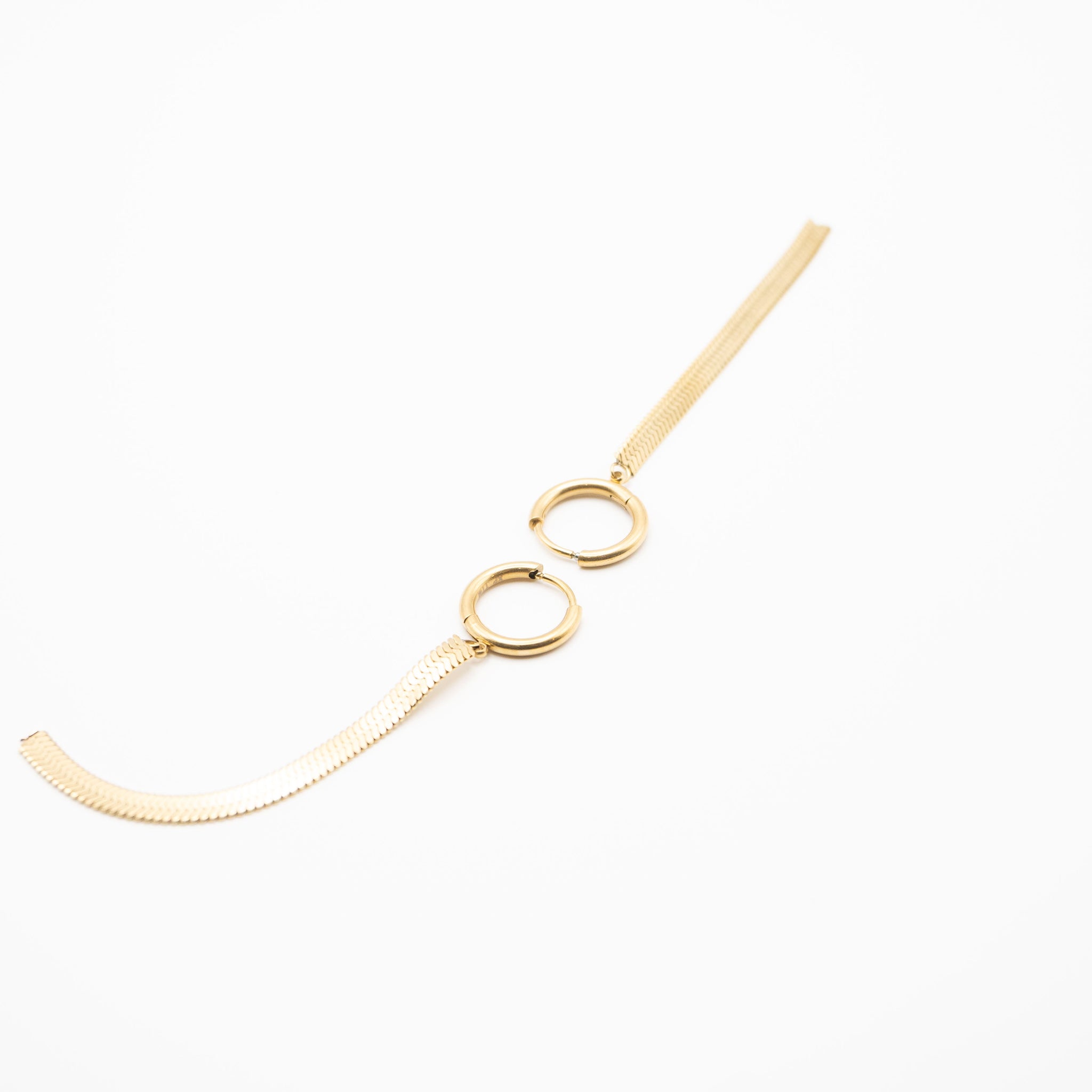 Aretes De Cadena Colgante