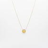 Collar De Zirconia Amarilla