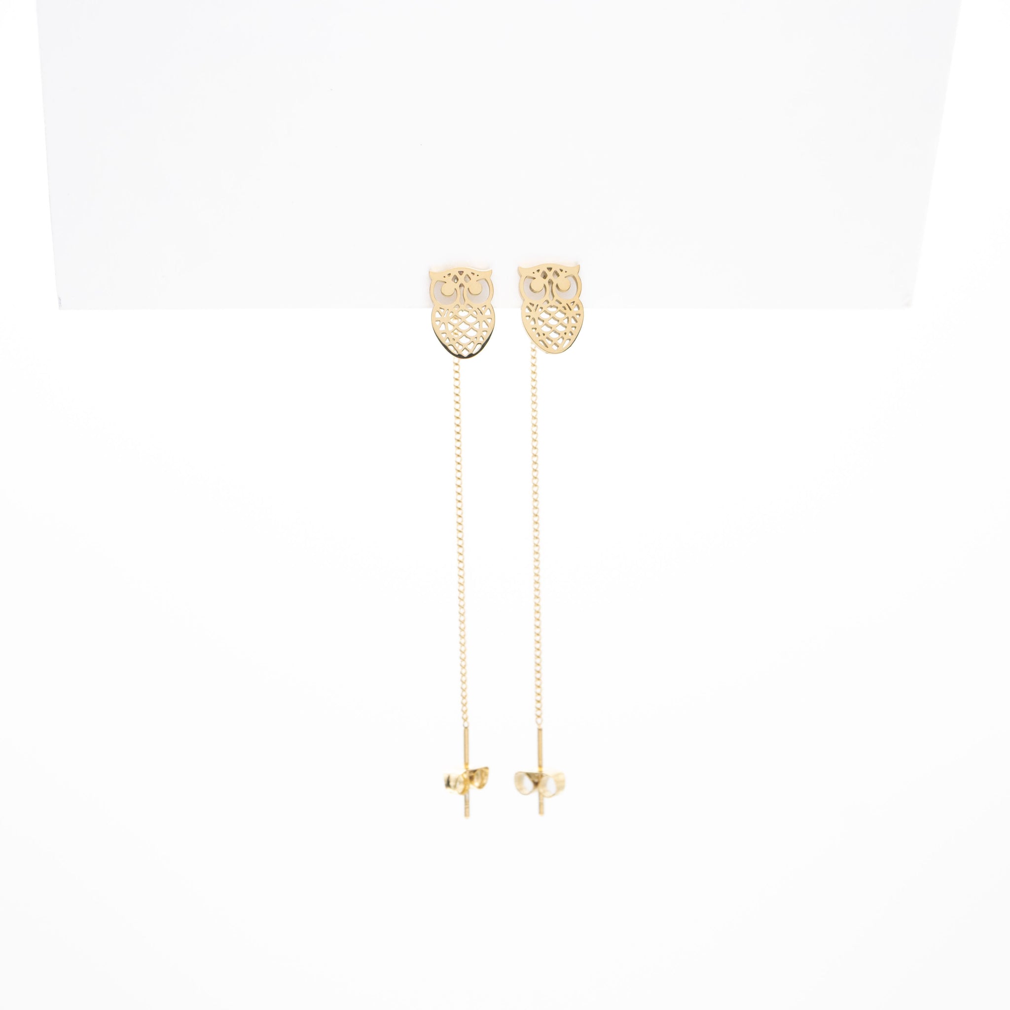Aretes De Búho Colgantes