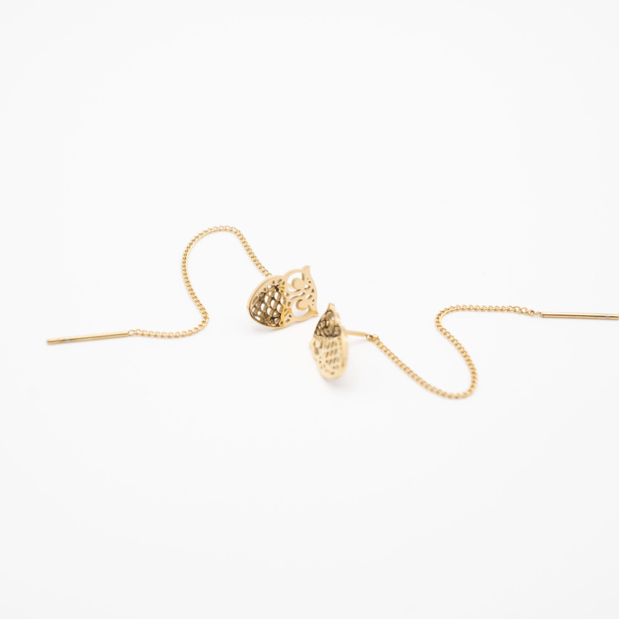 Aretes De Búho Colgantes