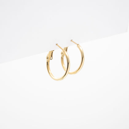 Aretes De Argolla Mediana