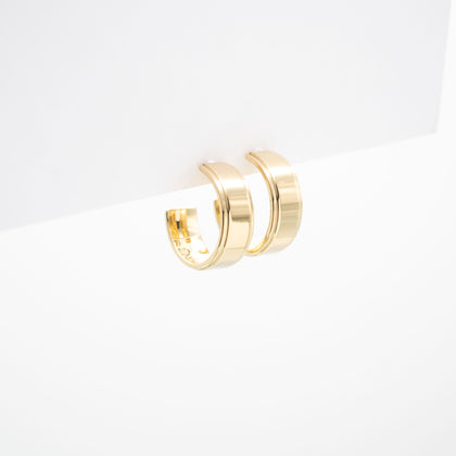 Aretes De Argolla Anchos
