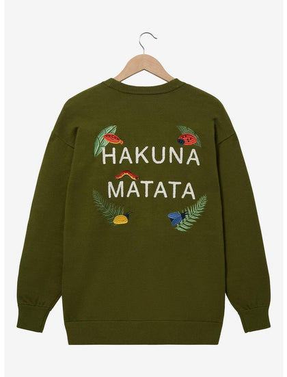 Rey Leon Sueter Cardigan Hakuna Matata