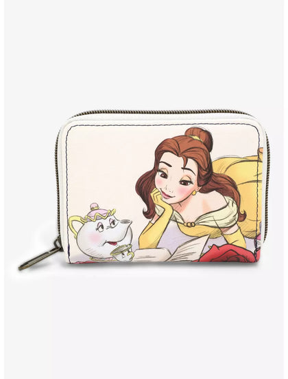 La Bella Y La Bestia Cartera Leyendo Libros
