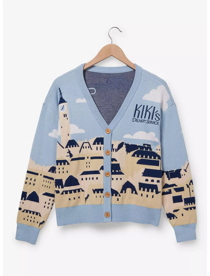 Estudio Ghibli Kikis Delivery Sueter Cardigan Escena