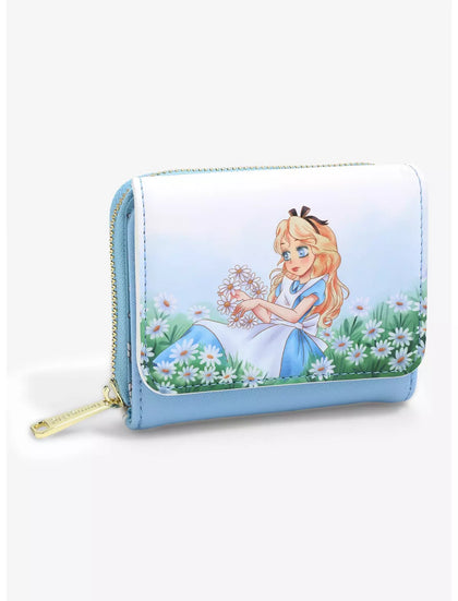 Alicia En El Pais De Las Maravillas Cartera Floral Daisy