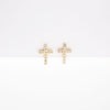 Aretes De Cruz Strass